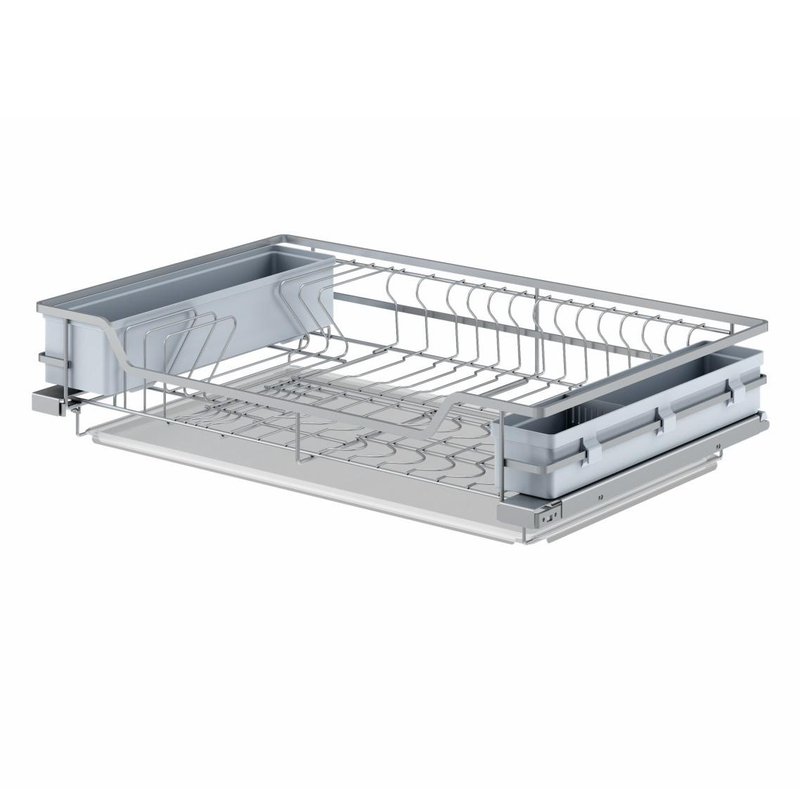 Flat Wire Kitchen Cabinet Pull Out Dish Basket