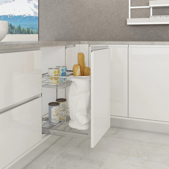 Flat Wire Kitchen Cabinet Bread Basket
