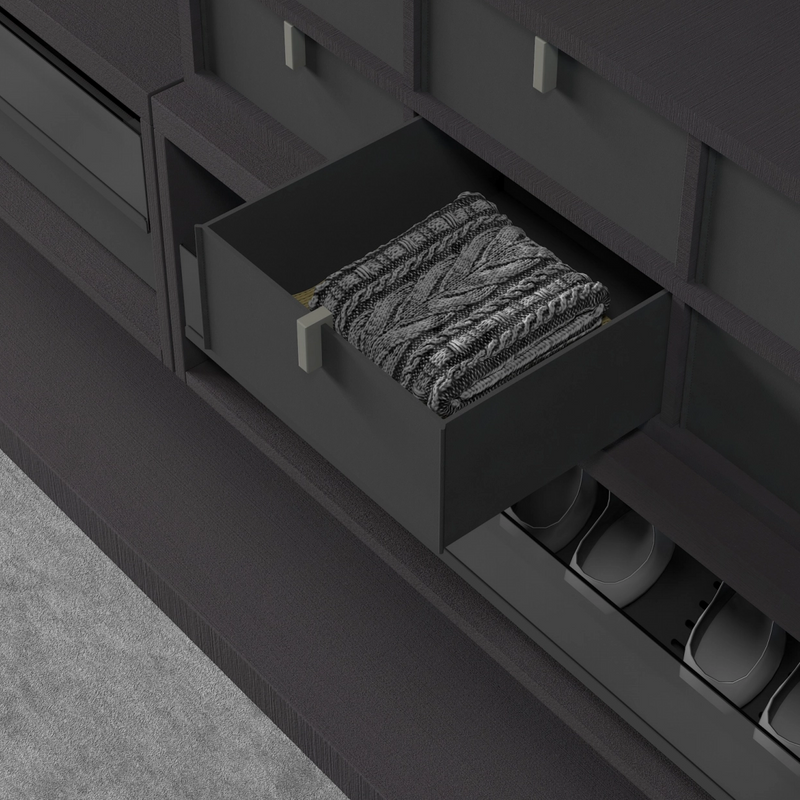 Wardrobe Hardware Pull Out Leather Box
