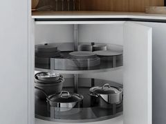 Enhance Your Kitchen with Space-Saving Wire Baskets for Magic Corner Storage