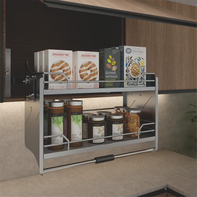 Oval Wire Soft Lift-Up Basket Tall Unit