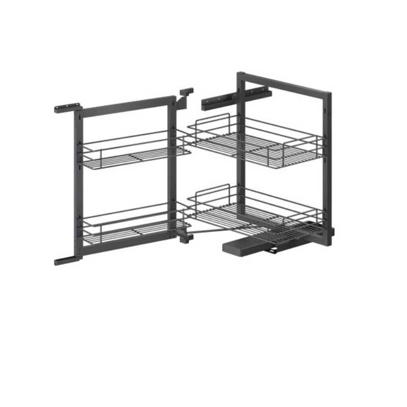 Kitchen cabinet wire basket 2 Layers Corner Pantry