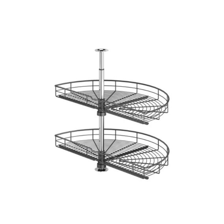 Sleek 180° Rotatable Home Storage Basket
