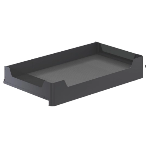 Metal And Glass Frame Wood Base Kitchen Pull Out Flat Basket