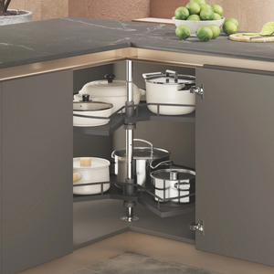 Lightweight 270° Swinging Cabinet Storage Basket