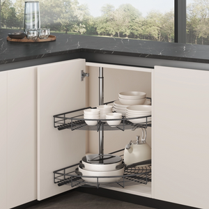 Sleek 180° Rotatable Home Storage Basket