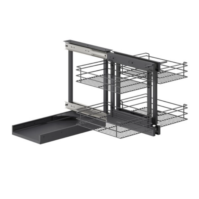 Kitchen Wire Basket Show Hand Blind Corner