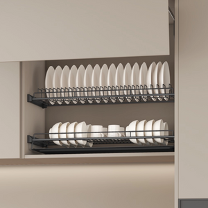 Traditional Round Wire Dish Rack Tall Unit