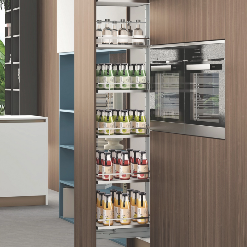 Kitchen Pantry Soft Close Pullout Basket Flat Wire