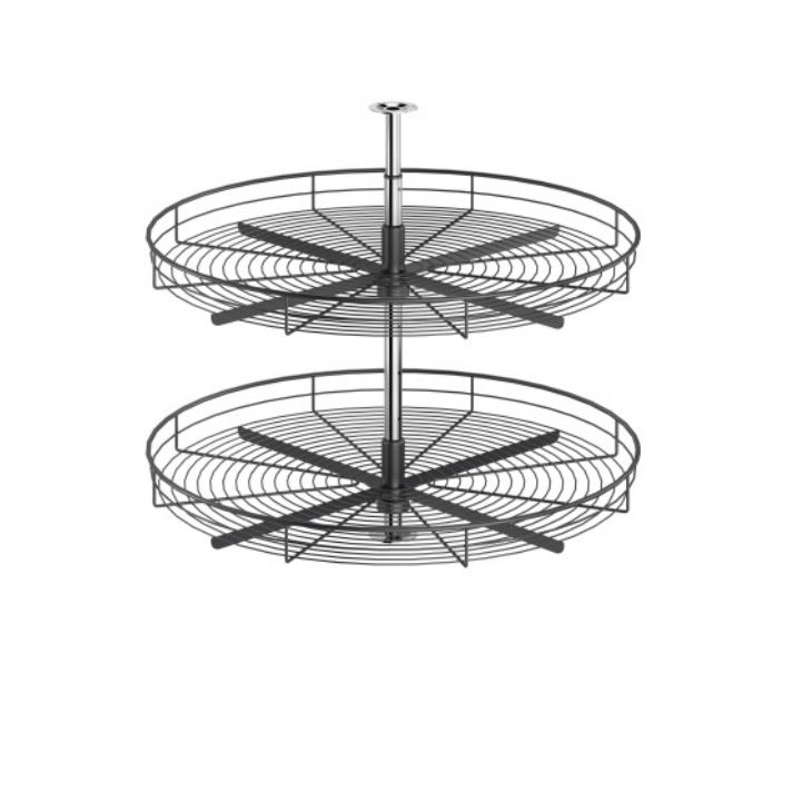 Smooth 360° Circular Rotating Storage Basket