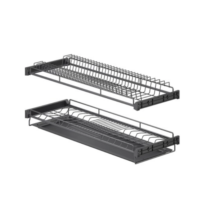 Traditional Round Wire Dish Rack Tall Unit