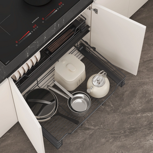 Kitchen Wire Basket Three-side Pull Out