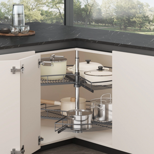 Slim 270° Swing Kitchen Cabinet Basket