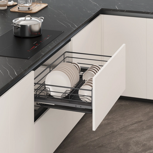 Kitchen Wire Basket Pullout Dish Basket