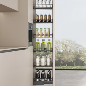 Good Capacity Kitchen Larder Pull Out Wire Basket