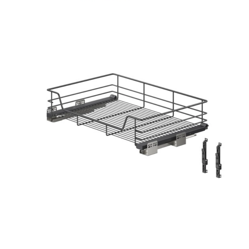 Kitchen Wire Basket Three-side Pull Out