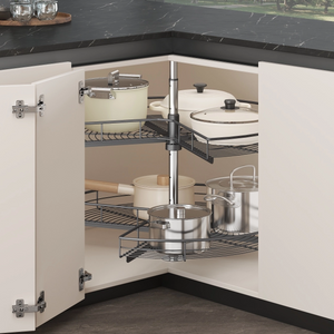 Slim 270° Swing Kitchen Cabinet Basket