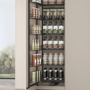 Basic Round Wire Swivel Pantry Kitchen Stroage