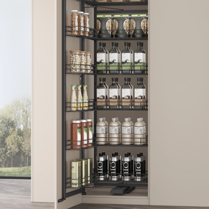 Basic Round Wire Swivel Pantry Kitchen Stroage