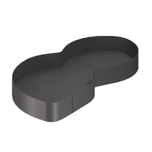 Premium Metal Frame Wood Base Pull Out Basket Small Corner Pull Out