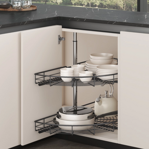 Sleek 180° Rotatable Home Storage Basket