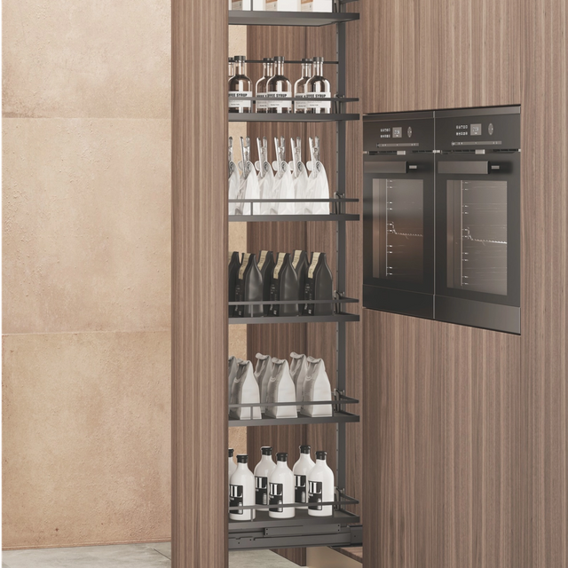 Kitchen Pantry Soft Close Pullout Basket Flat Wire